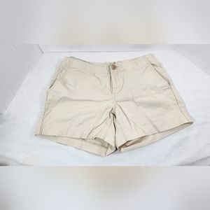 BANANA REPUBLIC WOMEN'S 4 POCKET SHORTS SIZE 8, KHAKI/ SAND